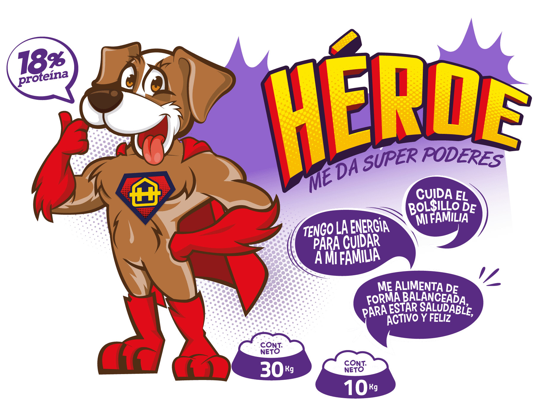 HEROE PERRO x 10Kg