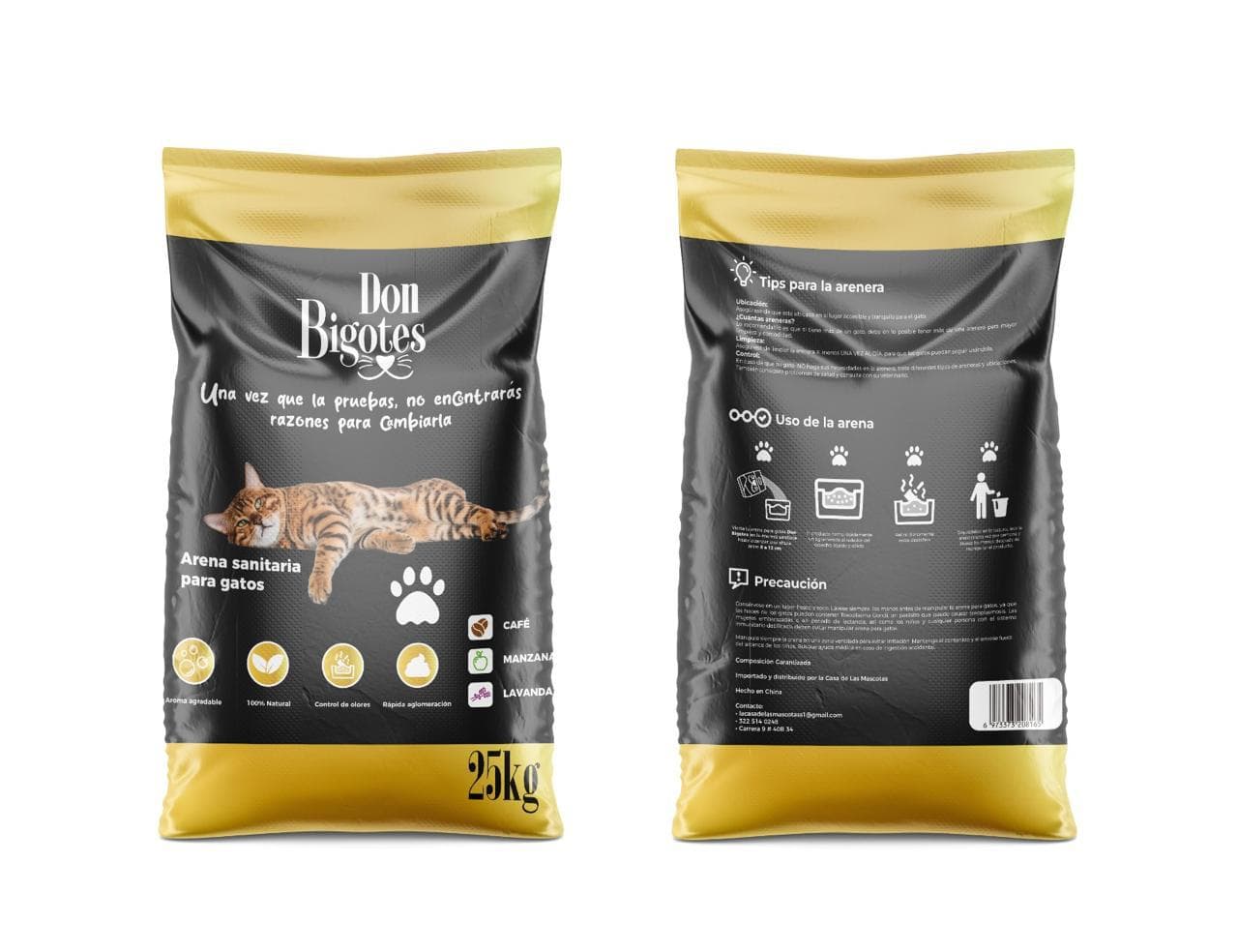 DON BIGOTES ARENA DE LAVANDA x 25Kg